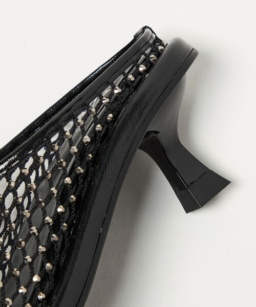 SY UNITED ARROWS(シーユナイテッドアローズ)の「<SY>グレアネットミュール サンダル55↑(サンダル・レディース・シルバー/ブラック・23.5cm/24cm/24.5cm/25cm/22cm/22.5cm/23cm)」の13枚目の写真