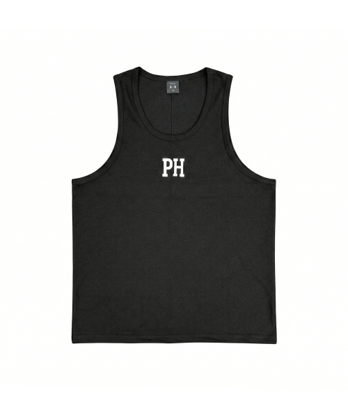 PHERMENON(フェルメノン)の「スタンダードPH切り替えノースリーブ - ブラック(Tシャツ/カットソー・メンズ・ブラック・1/2)」の5枚目の写真
