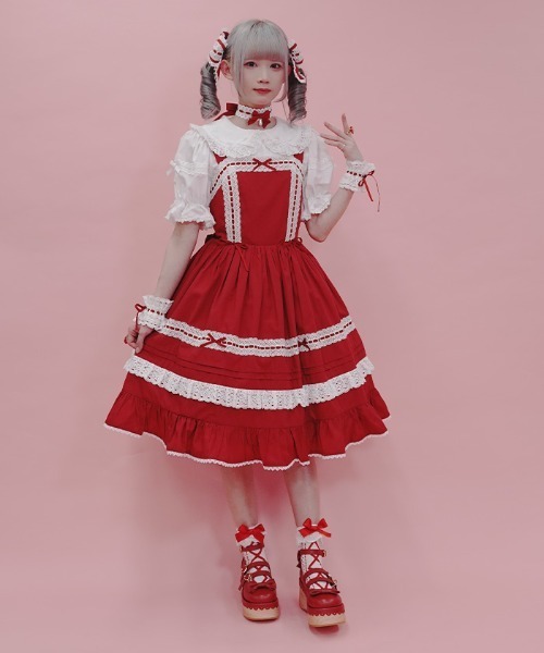 Chalmiere（シャルミエール）の「はしごレースジャンスカ（ワンピース