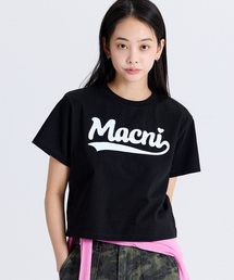 RETRO LOGO CROP T-SHIRT BLACK