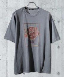 ピグメント プリント BIG Tシャツ