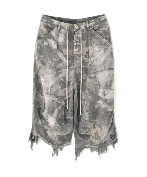 DANKE SCHON(ダンケシェーン)の「DankeSchon/ダンケシェーン/REAL TREE CAMO CUTOFF CARGO SHORTS(カーゴパンツ・レディース・グレー/オリーブ系・L/M)」の1枚目の写真