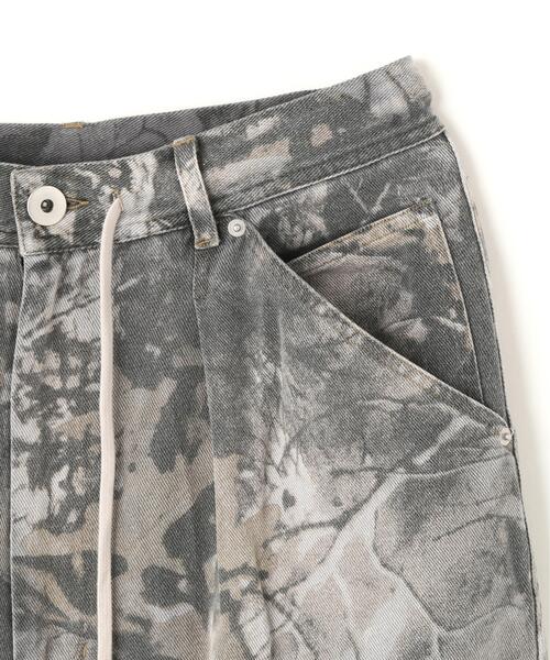 DANKE SCHON(ダンケシェーン)の「DankeSchon/ダンケシェーン/REAL TREE CAMO CUTOFF CARGO SHORTS(カーゴパンツ・レディース・グレー/オリーブ系・L/M)」の5枚目の写真