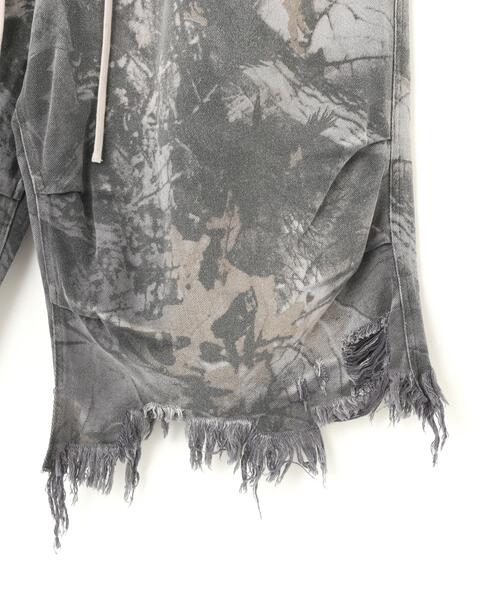 DANKE SCHON(ダンケシェーン)の「DankeSchon/ダンケシェーン/REAL TREE CAMO CUTOFF CARGO SHORTS(カーゴパンツ・レディース・グレー/オリーブ系・L/M)」の6枚目の写真