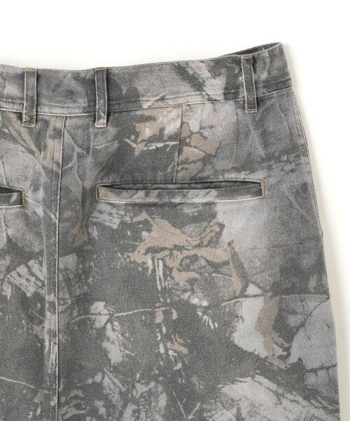 DANKE SCHON(ダンケシェーン)の「DankeSchon/ダンケシェーン/REAL TREE CAMO CUTOFF CARGO SHORTS(カーゴパンツ・レディース・グレー/オリーブ系・L/M)」の7枚目の写真
