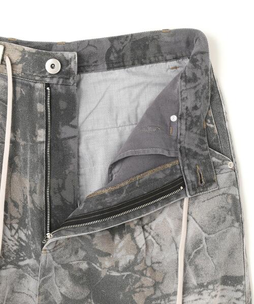 DANKE SCHON(ダンケシェーン)の「DankeSchon/ダンケシェーン/REAL TREE CAMO CUTOFF CARGO SHORTS(カーゴパンツ・レディース・グレー/オリーブ系・L/M)」の8枚目の写真