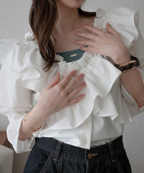 mideal（マイディール）の「back open camisole / バックオープンキャミソール（キャミソール・レディース・ブルーグリーン/チャコールグレー/アイボリー・FREE）」の19枚目の写真