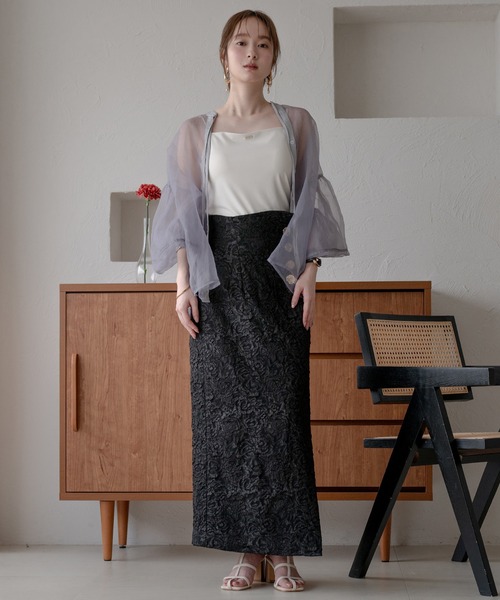 mideal（マイディール）の「back open camisole / バックオープンキャミソール（キャミソール・レディース・ブルーグリーン/チャコールグレー/アイボリー・FREE）」の9枚目の写真