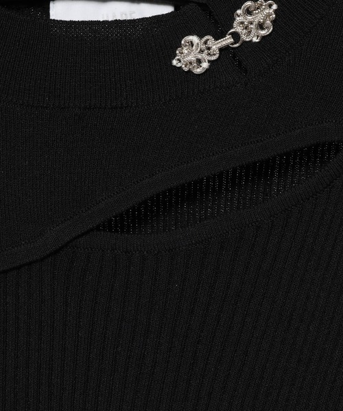HARE(ハレ)の「チャイナカナグリブニット(HARE)(ニット/セーター・レディース・グレー/ブラック/グリーン/ブルー/ライトブルー/シルバー/レッド・FREE)」の18枚目の写真