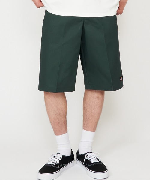 Dickies(ディッキーズ)の「Dickies/ディッキーズ 13" ワークショーツ ルーズフィット "42283"(チノパンツ・メンズ・ホワイト/ブラック/ライトベージュ/ダークグリーン/ヘザーチャコール/チャコールグレー/パープル/イエロー/オレンジ/ロイヤルブルー/ネイビー/レッド/グリーン/ピンク/ダークブラウン/オリーブ/カーキ・34/36/28/30/32)」の7枚目の写真