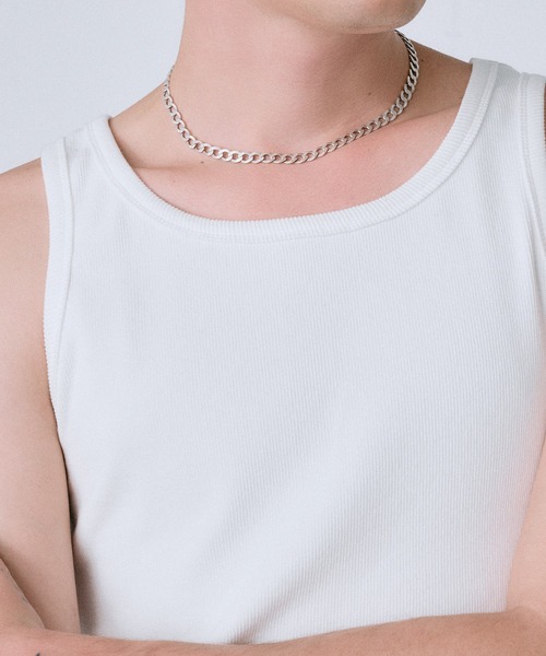 Regen Glanz(レーゲングランツ)の「modern standard rib tank top / モダンスタンダードリブタンクトップ(タンクトップ・メンズ・ブラック/ライトホワイト・MEDIUM/LARGE/SMALL)」の11枚目の写真