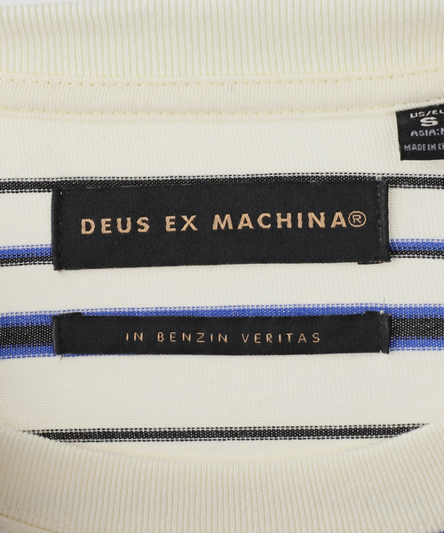 DEUS EX MACHINA(デウスエクスマキナ)の「DEUS/デウスエクスマキナ Pierre Stripe Tee(Tシャツ/カットソー・レディース・アイボリー/ブラウン・FREE)」の16枚目の写真