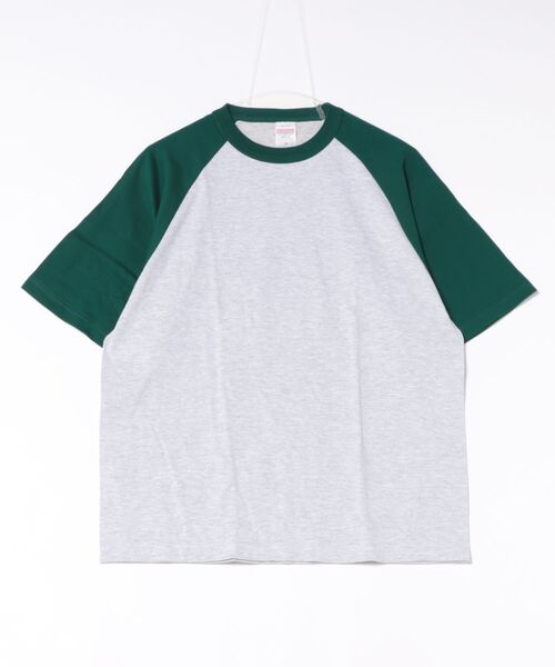TONE SELECT WEAR（トーンセレクトウェア）の「United Athle(ユナイテッドアスレ) 5.6オンス ラグラン Tシャツ  半袖Tシャツ メンズ (5041-01) (504101)（Tシャツ/カットソー・メンズ・ブラウン系その他/ブラック/ライトオリーブ/ブルー系その他/グリーン系その他/パープル/スミクロ・X-LARGE/LARGE/SMALL/MEDIUM）」の5枚目の写真