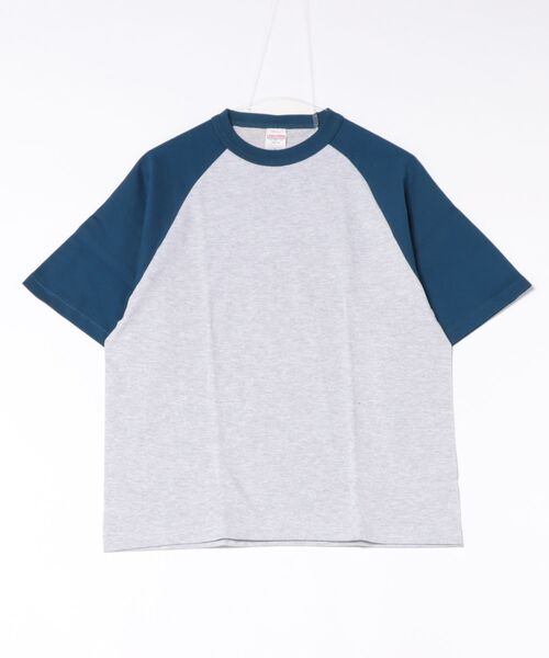 TONE SELECT WEAR（トーンセレクトウェア）の「United Athle(ユナイテッドアスレ) 5.6オンス ラグラン Tシャツ  半袖Tシャツ メンズ (5041-01) (504101)（Tシャツ/カットソー・メンズ・ブラウン系その他/ブラック/ライトオリーブ/ブルー系その他/グリーン系その他/パープル/スミクロ・X-LARGE/LARGE/SMALL/MEDIUM）」の6枚目の写真