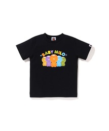 アベイシングエイプ　キッズTシャツ　ベビーマイロ A BATHING APE（アベイシングエイプ） tシャツ BABY MILO TEE キッズ