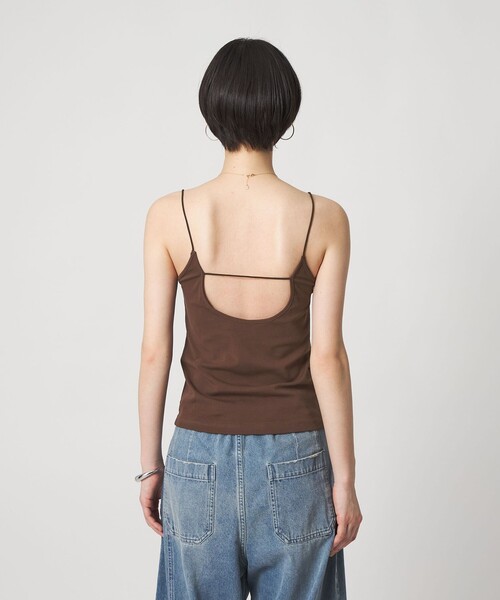 CITEN(シテン)の「<CITEN>カップ付きキャミソール(キャミソール・レディース・ホワイト/ブラック/ダークグリーン/ダークブラウン・FREE)」の15枚目の写真