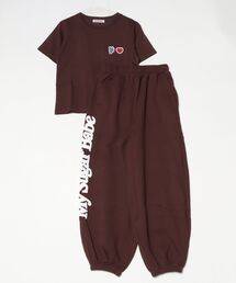 My sugar Babe（マイシュガーベイブ）の「Heart patch logo ss set-up（セットアップ）」