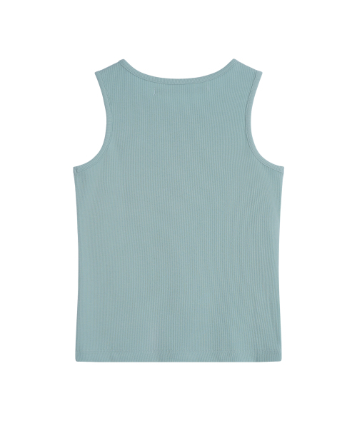 Rest&Recreation(レストアンドレクリエーション)の「SLEEVELESS CARDIGAN - MINT BLUE(Tシャツ/カットソー・レディース・その他・ONE)」の2枚目の写真