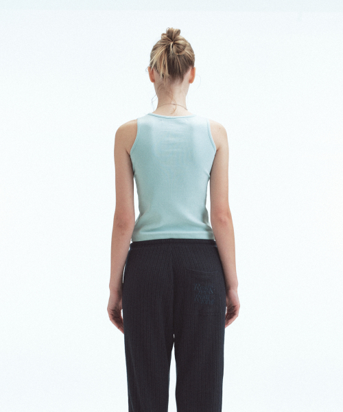 Rest&Recreation(レストアンドレクリエーション)の「SLEEVELESS CARDIGAN - MINT BLUE(Tシャツ/カットソー・レディース・その他・ONE)」の5枚目の写真