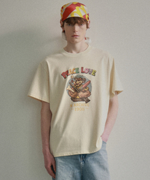[COLLECTION LINE] ユーティリティヴィンテージウォッシュ半袖Tシャツアイボリー