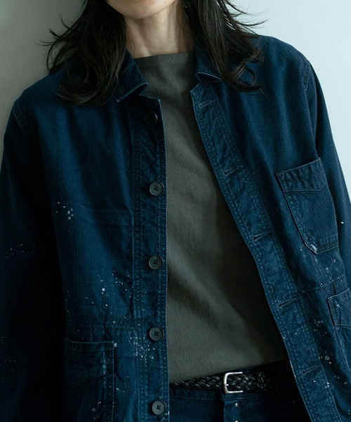 OMNIGOD（オムニゴッド）の「[OMNIGOD womens / オムニゴッド] ８/天竺 ボートネックマニッシュＴシャツ（Tシャツ/カットソー・レディース・ブラック/アイボリー/グレー・FREE）」の8枚目の写真