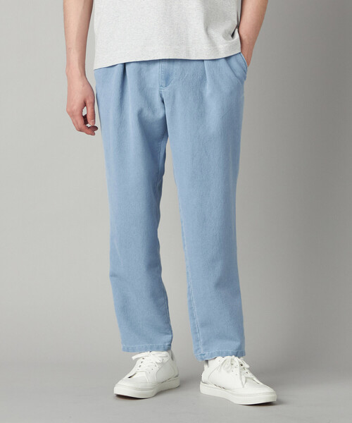 COMME CA MEN(コムサメン)の「メッシュデニム インタックイージーパンツ(その他パンツ・メンズ・ネイビー/ブルー・M/L)」の2枚目の写真