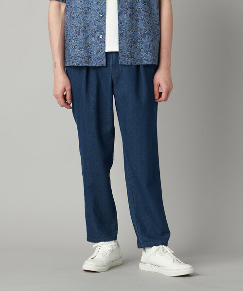 COMME CA MEN(コムサメン)の「メッシュデニム インタックイージーパンツ(その他パンツ・メンズ・ネイビー/ブルー・M/L)」の7枚目の写真