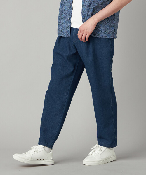 COMME CA MEN(コムサメン)の「メッシュデニム インタックイージーパンツ(その他パンツ・メンズ・ネイビー/ブルー・M/L)」の9枚目の写真