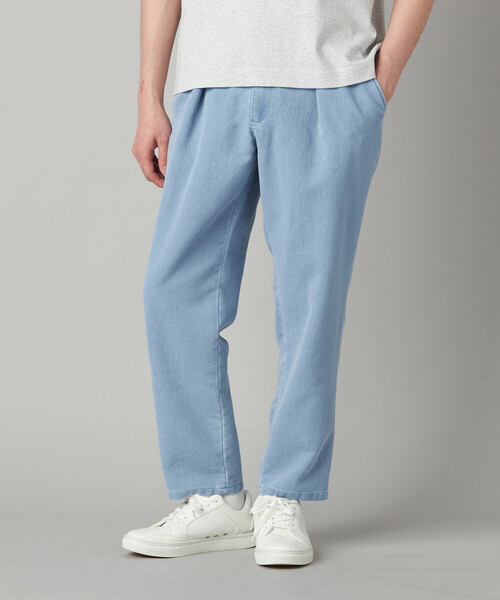 COMME CA MEN(コムサメン)の「メッシュデニム インタックイージーパンツ(その他パンツ・メンズ・ネイビー/ブルー・M/L)」の14枚目の写真