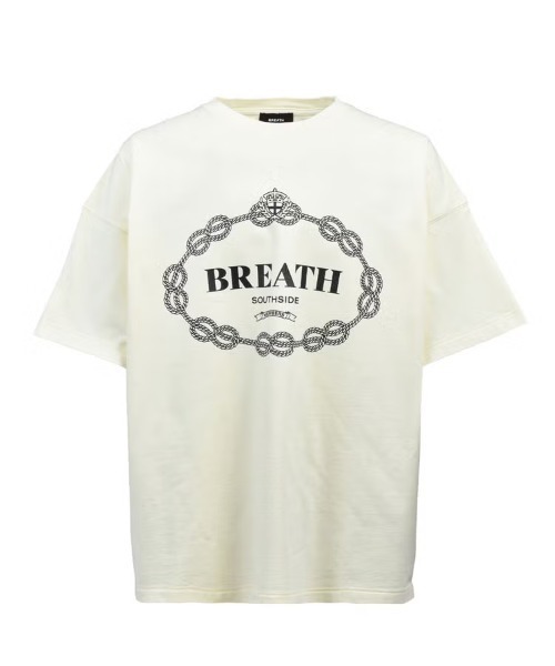 STYLISE（スタイライズ）の「【BREATH】ROYAL LOGO TEE / 2カラー [BR26SS-C5026]（Tシャツ/カットソー・メンズ・ブラック/ホワイト・L/M）」の2枚目の写真