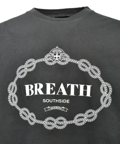 STYLISE（スタイライズ）の「【BREATH】ROYAL LOGO TEE / 2カラー [BR26SS-C5026]（Tシャツ/カットソー・メンズ・ブラック/ホワイト・L/M）」の6枚目の写真