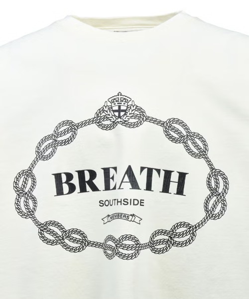 STYLISE（スタイライズ）の「【BREATH】ROYAL LOGO TEE / 2カラー [BR26SS-C5026]（Tシャツ/カットソー・メンズ・ブラック/ホワイト・L/M）」の9枚目の写真