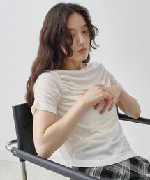 COLONY 2139 | ギャザーTシャツ(Tシャツ/カットソー)