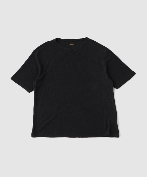 EDIFICE（エディフィス）の「ETS.MATERIAUX(マテリオ) double cloth Tシャツ（Tシャツ/カットソー・メンズ・ブラック/ベージュ/ホワイト・MEDIUM/LARGE）」の2枚目の写真