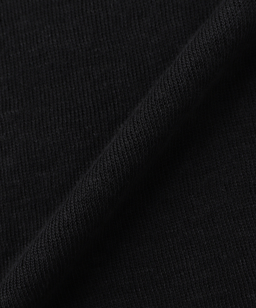 EDIFICE（エディフィス）の「ETS.MATERIAUX(マテリオ) double cloth Tシャツ（Tシャツ/カットソー・メンズ・ブラック/ベージュ/ホワイト・MEDIUM/LARGE）」の6枚目の写真