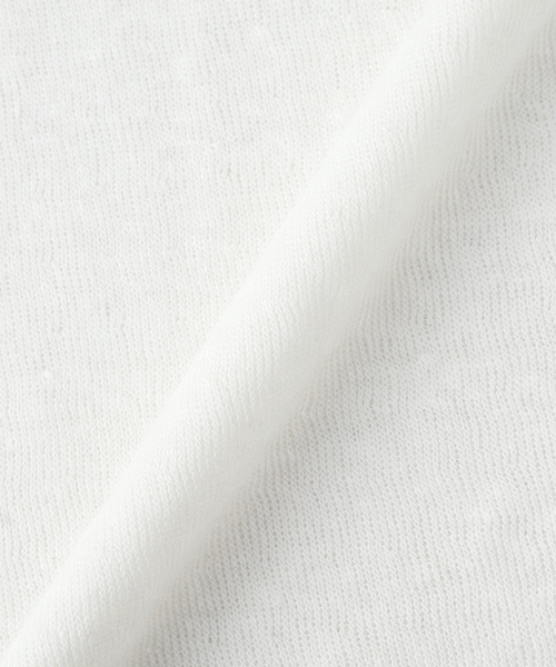 EDIFICE（エディフィス）の「ETS.MATERIAUX(マテリオ) double cloth Tシャツ（Tシャツ/カットソー・メンズ・ブラック/ベージュ/ホワイト・MEDIUM/LARGE）」の5枚目の写真