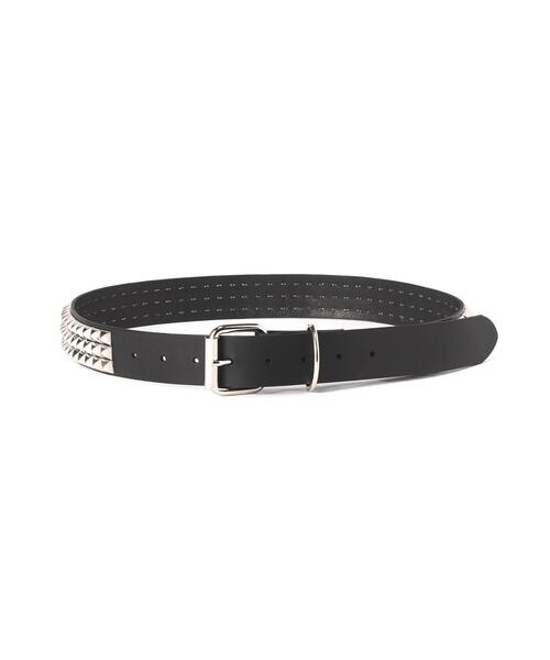 ADAM PATEK(アダムパテック)の「ADAMPATEK/アダムパテック/Studs Belt Pyramid(ベルト・メンズ・ブラック・F)」の1枚目の写真