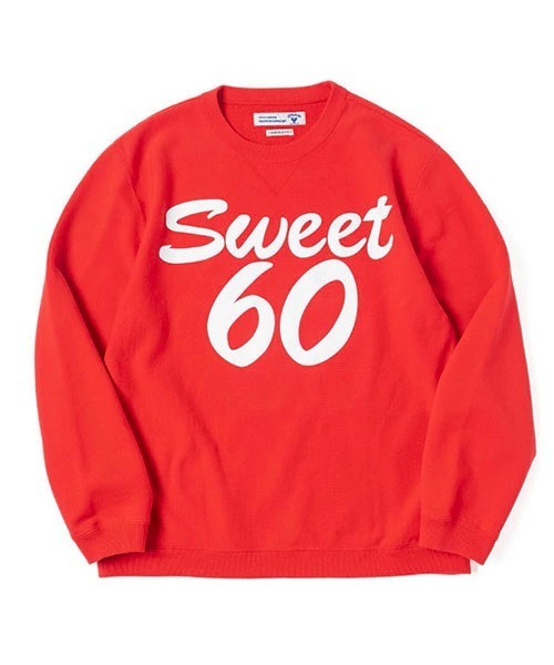BLUE BLUE JAPAN(ブルーブルージャパン)の「Sweet60 /クルーネックスウェット(スウェット・メンズ・レッド・XL/L/M/S)」の1枚目の写真