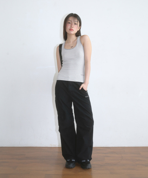 ASON(アズオン)の「NELL PARACHUTE PANTS / BLACK(その他パンツ・レディース・その他・SMALL/MEDIUM)」の1枚目の写真