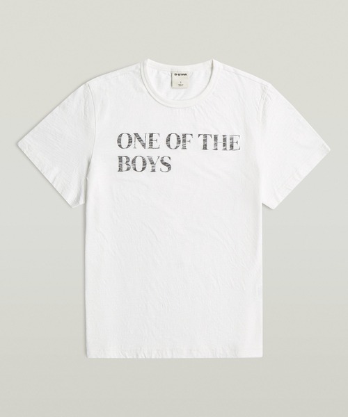 G-STAR(ジースター)の「Regular Text T-Shirt/レギュラーフィットメッセージグラフィックTシャツ(Tシャツ/カットソー・レディース・ホワイト・SMALL/MEDIUM/X-SMALL)」の5枚目の写真
