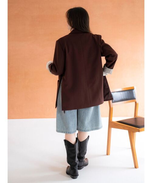 Ungrid（アングリッド）の「シンチバックデザインハーフパンツ（デニムパンツ・レディース・ベージュ/ブルー・MEDIUM/SMALL）」の15枚目の写真