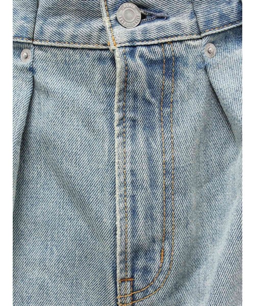 Ungrid（アングリッド）の「シンチバックデザインハーフパンツ（デニムパンツ・レディース・ベージュ/ブルー・MEDIUM/SMALL）」の8枚目の写真