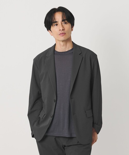 BEAUTY&YOUTH UNITED ARROWS(ビューティーアンドユースユナイテッドアローズ)の「360°MASTER イーズ コンフォート 2B ジャケット セットアップ対応 撥水 ストレッチ ウォッシャブル(テーラードジャケット・メンズ・ブラック/ダークブラウン/ダークグレー・XL/L/M/S)」の2枚目の写真