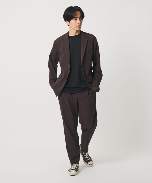 BEAUTY&YOUTH UNITED ARROWS(ビューティーアンドユースユナイテッドアローズ)の「360°MASTER イーズ コンフォート 2B ジャケット セットアップ対応 撥水 ストレッチ ウォッシャブル(テーラードジャケット・メンズ・ブラック/ダークブラウン/ダークグレー・XL/L/M/S)」の20枚目の写真