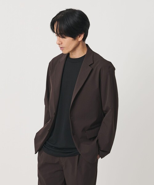 BEAUTY&YOUTH UNITED ARROWS(ビューティーアンドユースユナイテッドアローズ)の「360°MASTER イーズ コンフォート 2B ジャケット セットアップ対応 撥水 ストレッチ ウォッシャブル(テーラードジャケット・メンズ・ブラック/ダークブラウン/ダークグレー・XL/L/M/S)」の21枚目の写真