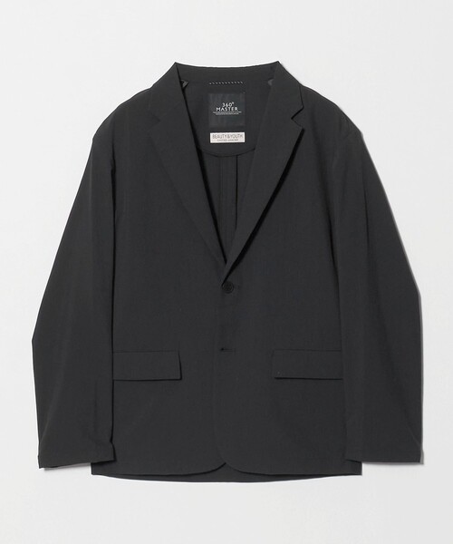 BEAUTY&YOUTH UNITED ARROWS(ビューティーアンドユースユナイテッドアローズ)の「360°MASTER イーズ コンフォート 2B ジャケット セットアップ対応 撥水 ストレッチ ウォッシャブル(テーラードジャケット・メンズ・ブラック/ダークブラウン/ダークグレー・XL/L/M/S)」の4枚目の写真