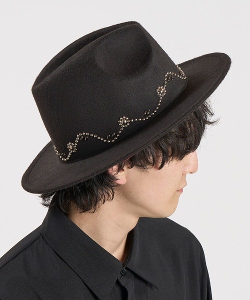 NO ID.（ノーアイディ）の「mko13722-HOTFIXﾌｪﾄﾞﾗHAT ハット(859006-526H)（ハット・メンズ・ブラック・ONE SIZE）」の9枚目の写真