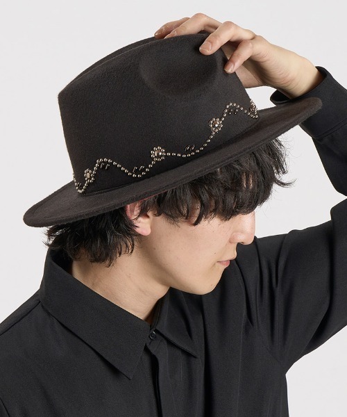 NO ID.（ノーアイディ）の「mko13722-HOTFIXﾌｪﾄﾞﾗHAT ハット(859006-526H)（ハット・メンズ・ブラック・ONE SIZE）」の10枚目の写真