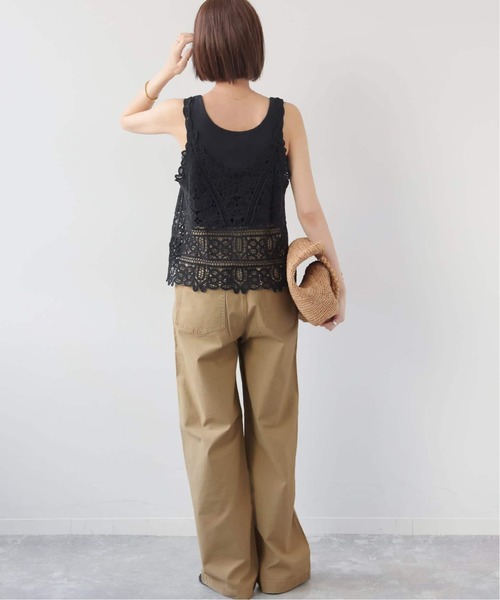 JOURNAL STANDARD relume(ジャーナルスタンダード レリューム)の「《追加6》ワイドベイカーパンツ(カーゴパンツ・レディース・ベージュ/カーキ・40)」の22枚目の写真