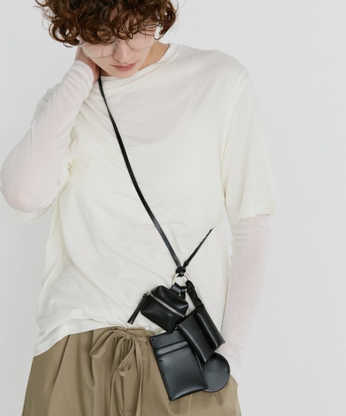 arholiday.standard(エーアールホリデースタンダード)の「multi-way neck shoulder bag / マルチウェイネックショルダーバッグ(ショルダーバッグ・レディース・ブラック・FREE)」の1枚目の写真